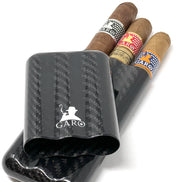 Triple Cigar Carbon Fiber Case